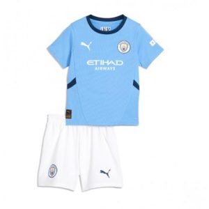 Cheap Manchester City Football Jerseys Home Stadium Kit for Kids 2024-25
