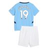 Cheap Manchester City Football Jerseys Ilkay Gundogan #19 Home Stadium Kit for Kids 2024-25
