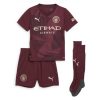 Cheap Manchester City Football Jerseys Jeremy Doku #11 Third Stadium Kit for Kids 2024-25