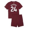 Cheap Manchester City Football Jerseys Josko Gvardiol #24 Third Stadium Kit for Kids 2024-25
