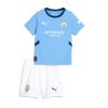 Cheap Manchester City Football Jerseys Phil Foden #47 Home Stadium Kit for Kids 2024-25