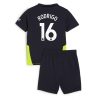 Cheap Manchester City Football Jerseys Rodri Hernandez #16 Away Stadium Kit for Kids 2024-25