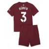 Cheap Manchester City Football Jerseys Ruben Dias #3 Third Stadium Kit for Kids 2024-25