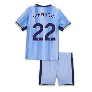 Cheap Tottenham Hotspur Football Jerseys Brennan Johnson #22 Away Stadium Kit for Kids 2024-25