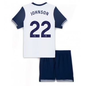 Cheap Tottenham Hotspur Football Jerseys Brennan Johnson #22 Home Stadium Kit for Kids 2024-25