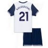 Cheap Tottenham Hotspur Football Jerseys Dejan Kulusevski #21 Home Stadium Kit for Kids 2024-25