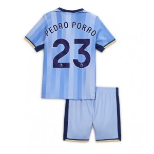 Cheap Tottenham Hotspur Football Jerseys Pedro Porro #23 Away Stadium Kit for Kids 2024-25