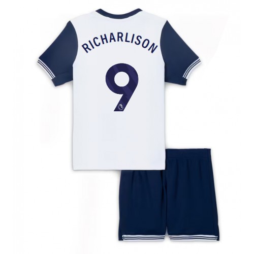 Cheap Tottenham Hotspur Football Jerseys Richarlison #9 Home Stadium Kit for Kids 2024-25