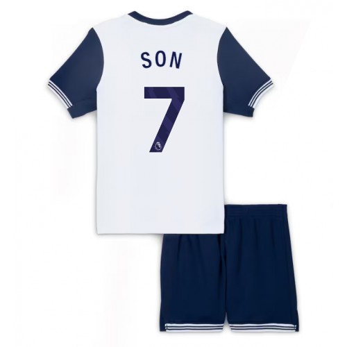Cheap Tottenham Hotspur Football Jerseys Son Heung-min #7 Home Stadium Kit for Kids 2024-25