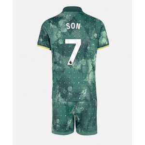Cheap Tottenham Hotspur Football Jerseys Son Heung-min #7 Third Stadium Kit for Kids 2024-25