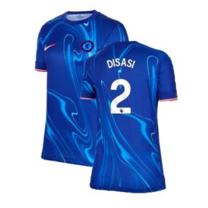 Chelsea Axel Disasi #2 Best Home Football Club Jersey Women 2024-25
