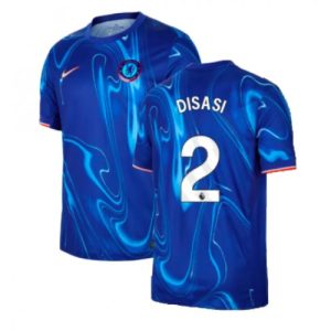 Chelsea Axel Disasi #2 Cheap Home Stadium Shirt 2024-25 Short Sleeve Sale
