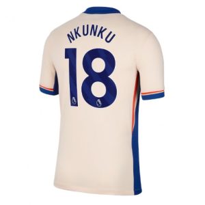 Chelsea Christopher Nkunku #18 Cheap Away Stadium Shirt 2024-25 Short Sleeve Sale