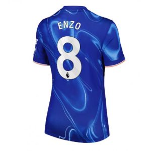 Chelsea Enzo Fernandez #8 Best Home Football Club Jersey Women 2024-25