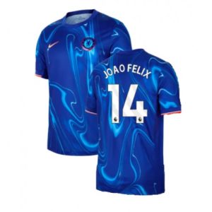Chelsea Joao Felix #14 Cheap Home Stadium Shirt 2024-25 Short Sleeve Sale