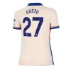 Chelsea Malo Gusto #27 Best Away Football Club Jersey Women 2024-25