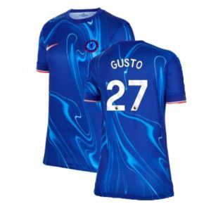 Chelsea Malo Gusto #27 Best Home Football Club Jersey Women 2024-25