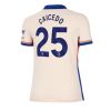 Chelsea Moises Caicedo #25 Best Away Football Club Jersey Women 2024-25