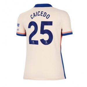 Chelsea Moises Caicedo #25 Best Away Football Club Jersey Women 2024-25