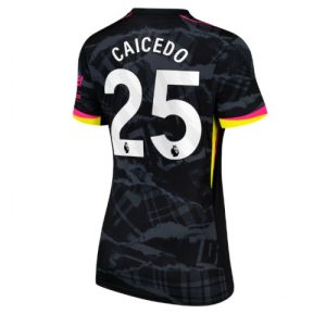 Chelsea Moises Caicedo #25 Best Third Football Club Jersey Women 2024-25