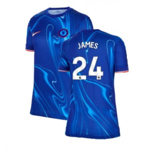 Chelsea Reece James #24 Best Home Football Club Jersey Women 2024-25