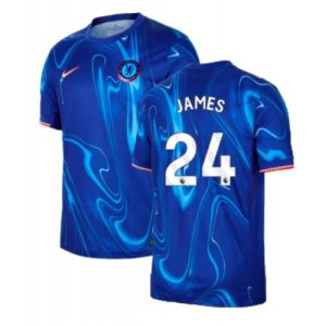 Chelsea Reece James #24 Cheap Home Stadium Shirt 2024-25 Short Sleeve Sale