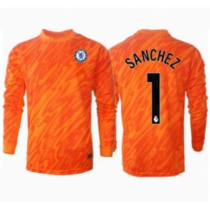 Chelsea Robert Sanchez #1 Goalkeeper Cheap Home Stadium Shirt 2024-25 Long Sleeve
