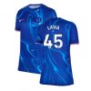 Chelsea Romeo Lavia #45 Best Home Football Club Jersey Women 2024-25