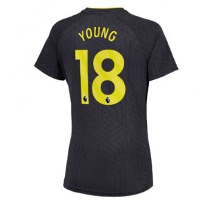 Everton Ashley Young #18 Away Football Club Jersey Women 2024-25