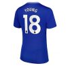 Everton Ashley Young #18 Home Football Club Jersey Women 2024-25