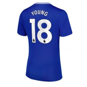 Everton Ashley Young #18 Home Football Club Jersey Women 2024-25