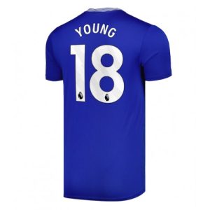 Everton Ashley Young #18 New Men's Home Football Shirt 2024-25 Short Sleeve