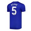 Everton Michael Keane #5 New Men's Home Football Shirt 2024-25 Short Sleeve