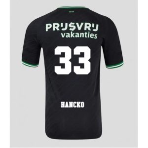 Feyenoord David Hancko #33 Cheap Men's Away Football Shirt 2024-25 Short Sleeve