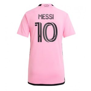 Inter Miami Lionel Messi #10 Home Football Club Jersey Women 2024-25