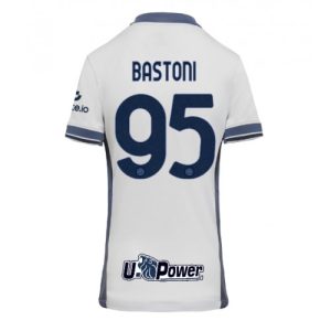 Inter Milan Alessandro Bastoni #95 Away Football Club Jersey Women 2024-25