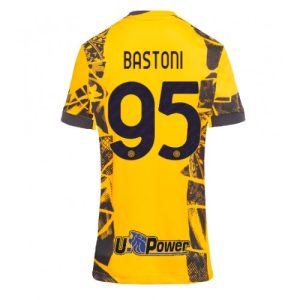 Inter Milan Alessandro Bastoni #95 Third Football Club Jersey Women 2024-25