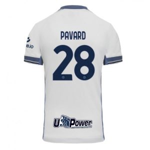 Inter Milan Benjamin Pavard #28 Cheap Men's Away Stadium Shirt 2024-25 Short Sleeve