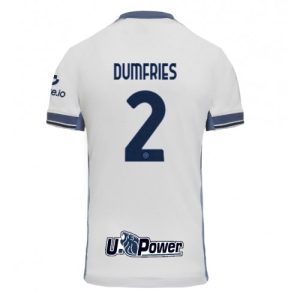 Inter Milan Denzel Dumfries #2 Cheap Men's Away Stadium Shirt 2024-25 Short Sleeve