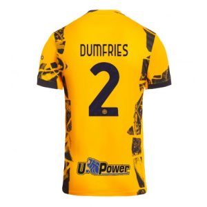 Inter Milan Denzel Dumfries #2 Cheap Men's Third Stadium Shirt 2024-25 Short Sleeve
