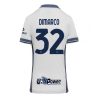 Inter Milan Federico Dimarco #32 Away Football Club Jersey Women 2024-25