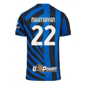 Inter Milan Henrikh Mkhitaryan #22 Cheap Men's Home Stadium Shirt 2024-25 Short Sleeve