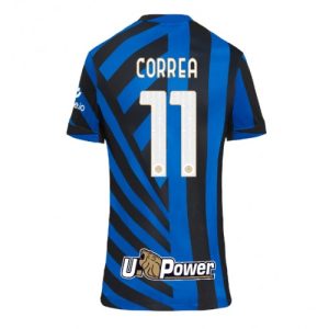 Inter Milan Joaquin Correa #11 Home Football Club Jersey Women 2024-25