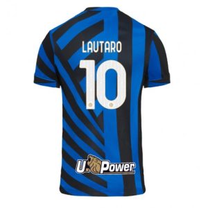 Inter Milan Lautaro Martinez #10 Cheap Men's Home Stadium Shirt 2024-25 Short Sleeve