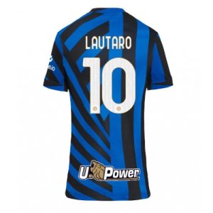 Inter Milan Lautaro Martinez #10 Home Football Club Jersey Women 2024-25