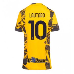 Inter Milan Lautaro Martinez #10 Third Football Shirts 2024-25 for Women sale