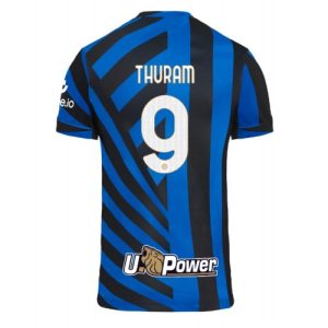 Inter Milan Marcus Thuram #9 Cheap Men's Home Stadium Shirt 2024-25 Short Sleeve