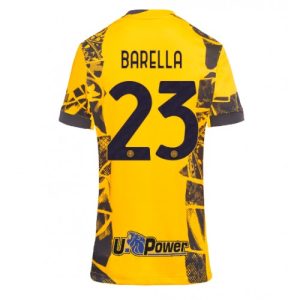 Inter Milan Nicolo Barella #23 Third Football Club Jersey Women 2024-25