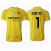 Inter Milan Yann Sommer #1 Goalkeeper Cheap Men's Away Stadium Shirt 2024-25 Short Sleeve