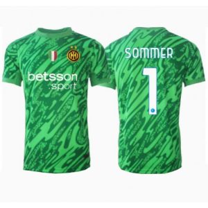 Inter Milan Yann Sommer #1 Goalkeeper Cheap Men's Home Stadium Shirt 2024-25 Short Sleeve